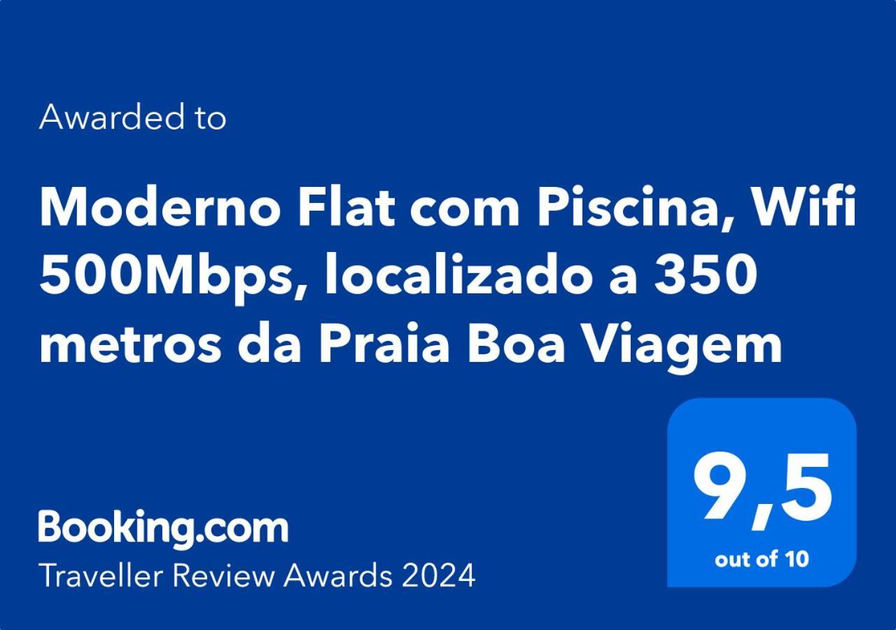 Apartment Flat 4 Pessoas Em Boa Viagem Com Piscina, Wifi 500mbps, Localizado A 350 Metros Da Recife